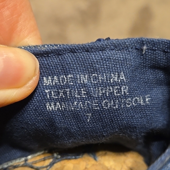 The Sak Ombre Blue Espadrilles with Denim Upper and Jute Sole Size 7 - Picture 5 of 5